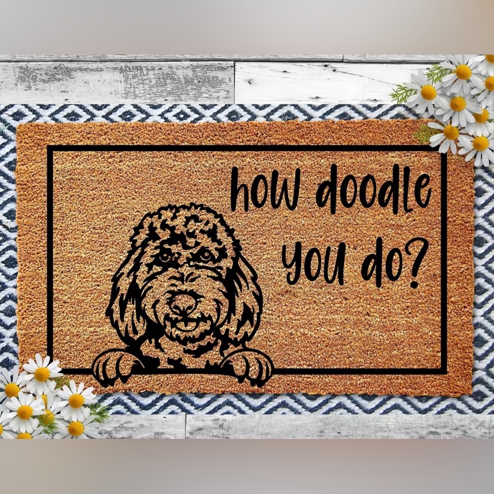 Doodle Dog Doormat